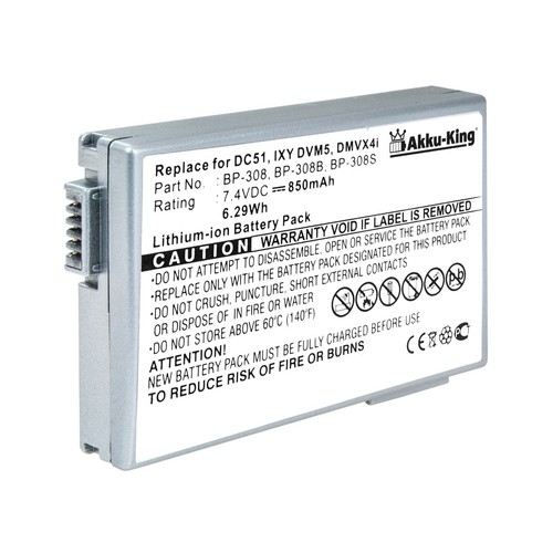 Akku für canon 308 308b - bp-308, bp-308b