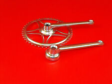 DDR Oldtimer Fahrrad Kurbelgarnitur RENAK 46 Z Glockengetriebe 4 Kant NOS