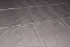 Altes Damast Tischdecke