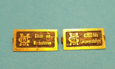  B0219455036 - Uralt Märklin Starkstrom Blechschilder für Dampflok E-Lok 2 Stück