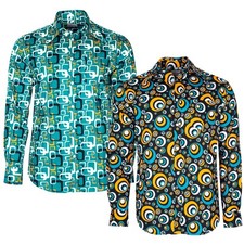 70er Jahre Retro Hemd aus