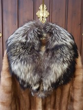 SILBERFUCHS PELZ STOLA SCHAL