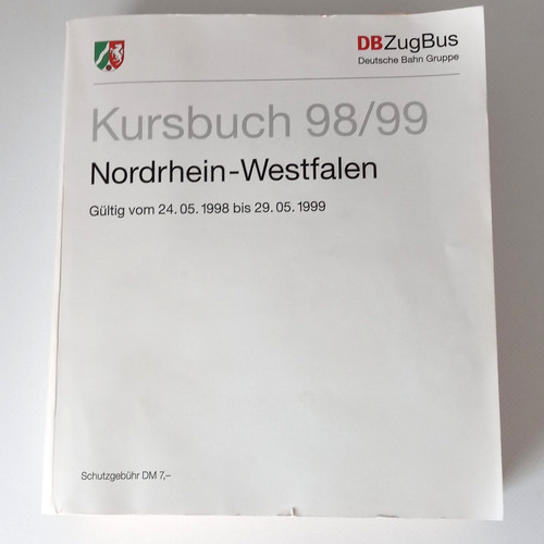 Kursbuch zugbus 98 99 - ,