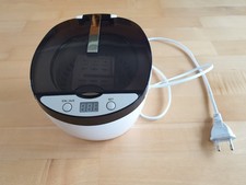 Quigg Ultraschall Reinigungsgerät Digital Timer für Brille Schmuck Netzbetrieb