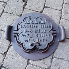 Raritäten Altes Guss - Waffeleisen  Alte Originale