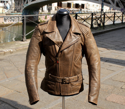 Lederjacke motorrad vintage - motorrad,