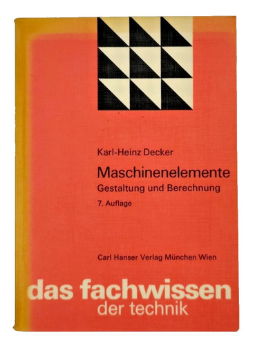 Decker maschinenelemente - 📘,