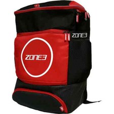 Zone3 Übergangstasche Triathlon Schwimmrucksack Tasche (schwarz/rot) UVP 89£
