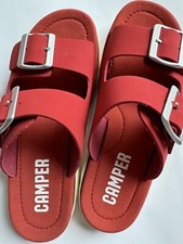 camper sandalen 36 Leder Rot Neu
