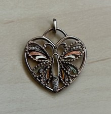 THOMAS SABO Anhänger Herz Schmetterling 925 Emaille