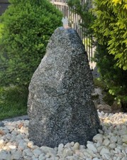 Quellstein Granit 95cm Naturstein Gartenbrunnen Springbrunnen Komplettset