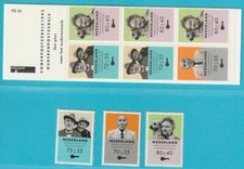 Niederlande aus 1993 ** postfrisch MiNr. 1474-1476 + MH 49 Seniorenarbeit
