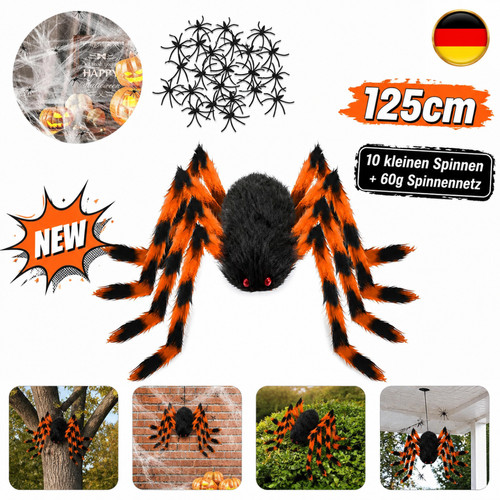Halloween deko riesenspinne - halloween,