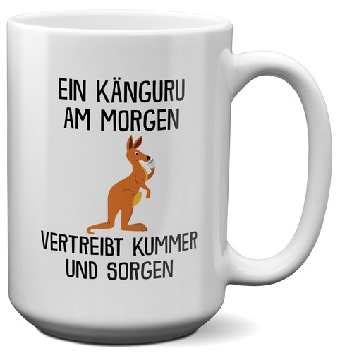 Tasse känguru süßes - xl, tier
