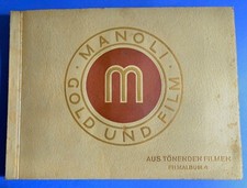 Sammelalbum Manoli Zigaretten Aus tönenden Filmen 1933 Album 4  Zigarettenbilder