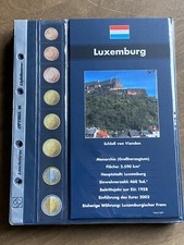 Leuchtturm OPTIMA Nachtrag Euro-Kursmünzen Luxemburg 2002 neuwertig
