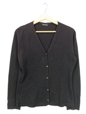 AIDA BARNI Cardigan Damen Jacke Gr. DE 40 braun Casual-Look