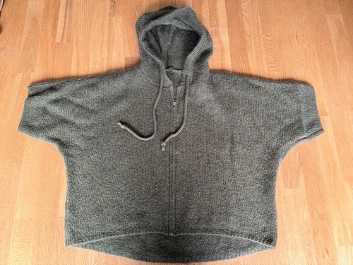 Grüne weite strickjacke - weite, mit