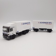 Herpa 1:87 MB Actros Wechselcontainer Sattelzug Schenker BTL Stinnes *OVP*