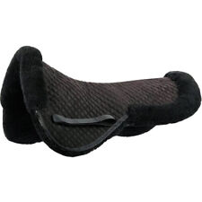 L-Sport Lammfellsattelpad Rückenschoner schwarz