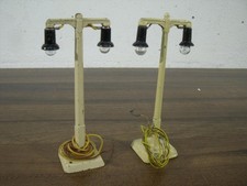 MÄRKLIN 448/2 Guß-Bogenlampen  zweiarmig  (2 Stück)