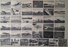 38 Sammelkarten Junkersarbeit Qualitätsarbeit, Junkers Flugzeug- u. Motorenwerke
