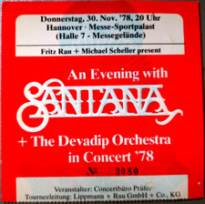 SANTANA 1978 HANNOVER -