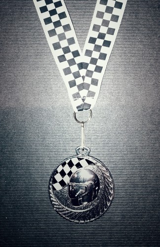 Silber medaille motorsport - medaille,