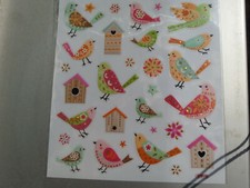 Design Sticker-  Bunte Vögel