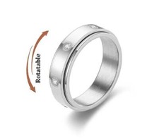 Edelstahl Ringe Zirkonia
