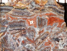 TRÜMMERACHAT HARTMANNSDORF (OEG) Sachsen Erzgebirge