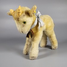 Steiff: 50er/60er * Mohair Ziege Zicky * 22 cm (!) * komplett *