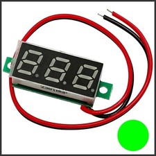 Led voltmeter grün mini - voltmeter, -grün-
