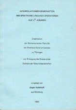 Auterhoff Interpolationseigenschaften des Spektrums Operatoren Dissertation 1982