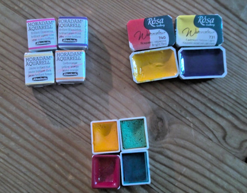Aquarellfarben konvolut - konvolut, (12)