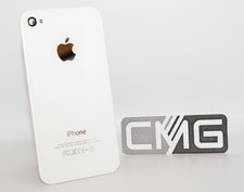 Original Apple Backcover Akkudeckel Apple iPhone 4 4G  white weiß Schulnoten 4