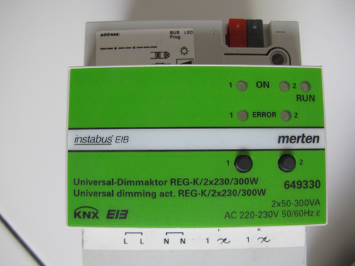 Merten reg 2x230 300w - reg-k/2x230/300w, knx