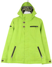 Burton Dryride Jacke Damen Groß Ski mit Kapuze Schnee Gamasche Taschen Full Zip