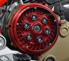 Ducati Kupplungsdeckel Kupplung Deckel "Pollux" rot NEU - clutch cover NEW