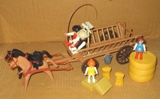 Farmer mit Kutsche / Leiterwagen...086