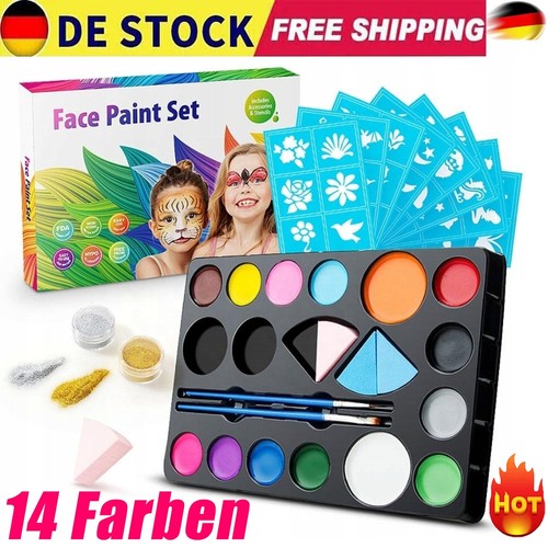 Kinderschminke set farben - kinderschminke,