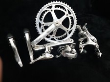 Campagnolo VELOCE 2x9 Gruppe 52x39 170mm Britisches Gewinde silber