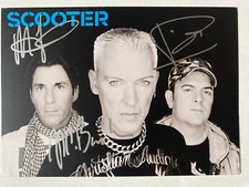 Scooter   - Musik  - original Autogrammen - Größe  15 x 10 cm