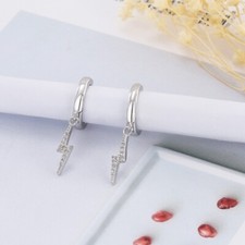 Lightning Bolt Creolen in