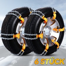 6pcs LKW Schnee Auto Eis Reifen Schneeketten Reifenkette Anti-Rutsch Schneekette