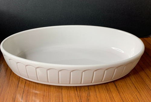 Auflaufform keramik oval weiß - keramik,