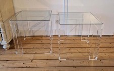 Plexiglastische | Acrylglas | Sofatische | Beistelltische | Vintage 1980er