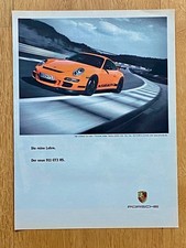 Der neue 911 GT3 RS Porsche 997 Die reine Lehre 2006 Vintage Ad Werbung Reklame