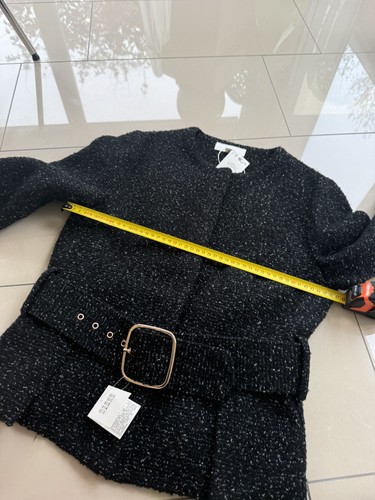 Zara boucle blazer schwarz - zara,