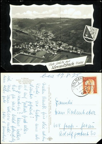 Ansichtskarte sulzbach kirn - ansichtskarte, sulzbach-kirn